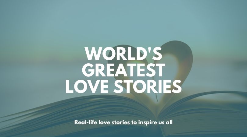 book with pages that is a shape of a heart showing the world's greatest love stories